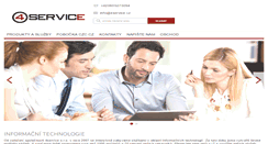Desktop Screenshot of 4service.cz