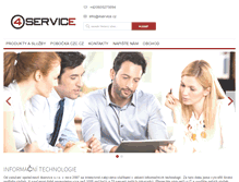 Tablet Screenshot of 4service.cz